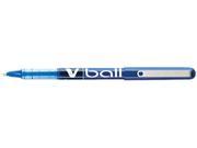 Pilot 35201 VBall Roller Ball Stick Pen Liquid Ink Blue Ink Extra Fine Dozen