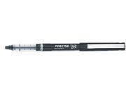 Pilot 35334 Precise V5 Pen Fine Pen Point Type 0.5 mm Black Ink Black Barrel 12 Dozen