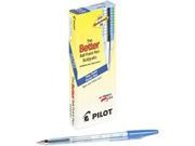 Pilot 36011 Better Ballpoint Stick Pen Blue Ink Fine Dozen