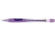 Pentel PD347TV Quicker Clicker Mechanical Pencil 0.70 mm Transparent Violet Barrel