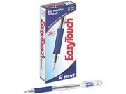 Pilot 32011 EasyTouch Ballpoint Stick Pen Blue Ink Medium Dozen