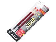 Pilot 77242 Refill for G2 Gel Dr. Grip Gel Ltd ExecuGel G6 Q7 Fine Tip Red 2 Pack