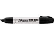 Sharpie 15661PP King Size Permanent Markers Black 4 Pack
