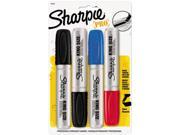 Sharpie 15674PP King Size Markers Chisel Tip Blue Red Black 4 Set
