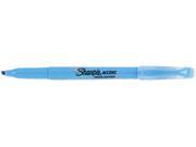 Sharpie Accent 27010 Accent Pocket Style Highlighter Chisel Tip Turquoise 12 Pk