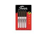 Sharpie 30665PP Permanent Markers Fine Tip Black 5 Pack
