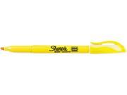Sharpie Accent 27005 Accent Pocket Style Highlighter Chisel Tip Yellow 12 Pk