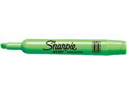 Sharpie 25026 Accent Tank Style Highlighter Chisel Tip Fluorescent Green 12 Pk