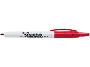 Sharpie 32702 Retractable Permanent Marker Fine Point Red