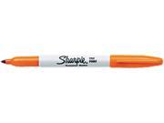 Sharpie 30006 Permanent Marker Fine Point Orange Dozen