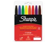 Sharpie 30078 Permanent Markers Fine Point Assorted 8 Set