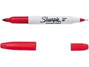 Sharpie 32002 Twin Tip Permanent Marker Fine Ultra Fine Point Red
