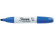 Sharpie 38203 Permanent Marker 5.3mm Chisel Tip Blue Dozen