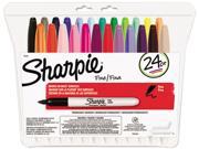 Sharpie 75846 Permanent Markers Fine Point Assorted 24 Set