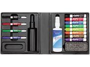 EXPO 80054 Low Odor Dry Erase Marker Eraser Cleaner Chisel Fine 12 Set