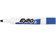 EXPO 82003 Low Odor Dry Erase Marker Bullet Tip Blue Dozen
