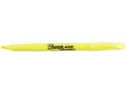 Sharpie Accent 27025 Accent Pocket Style Highlighter Chisel Tip Fluorescent Yellow 12 Pk
