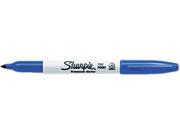 Sharpie 30003 Permanent Marker Fine Point Blue Dozen