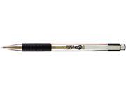 Zebra 41311 G301 Roller Ball Retractable Gel Pen Black Ink Medium