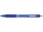 Zebra 42420 Z Grip Roller Ball Retractable Gel Pen Blue Ink Medium Dozen
