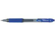 Zebra 46620 Sarasa Roller Ball Retractable Gel Pen Blue Ink Bold Dozen