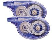 Tombow Mono 68682 MONO Wide Width Correction Tape Non Refillable 1 4 x 394 2 Pack