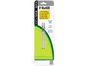 Zebra 85522 Refill for F301 F301 Ultra F402 Silver Select Ballpoint Fine Blue 2 Pack