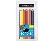 Prismacolor 92805 Scholar Colored Woodcase Pencils 24 Assorted Colors Set