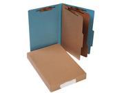 Acco 16026 Pressboard 25 Pt. Classification Folders Legal Six Section Sky Blue 10 Box