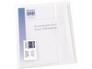 Avery 72278 Translucent Document Wallets Letter Poly Clear 12 Box