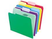 Pendaflex 02086 File Folders InfoPocket 1 3 Cut Top Tab Letter Assorted 30 Pack