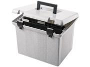 Pendaflex 41747 Portafile File Storage Box Letter Plastic 14 7 8 x 12 1 8 x 11 7 8 Granite