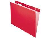 Pendaflex 81608 Hanging File Folders 1 5 Tab Letter Red 25 Box