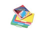 Pendaflex 82300 Two Tone File Folders 1 3 Cut Top Tab Letter Assorted Colors 24 Pack
