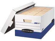 Bankers Box 0063201 Presto Maximum Strength Storage Box Lgl 24 15 x 24 x 10 WE 12 Carton