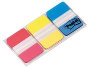 Post it 686 RYB Durable File Tabs 1 x 1 1 2 Assorted Standard Colors 66 Pack