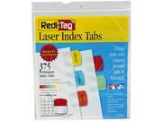 Redi Tag 39020 Laser Printable Index Tabs 1 1 8 x 1 1 4 5 Colors 375 Pack