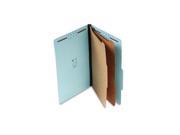 S J Paper S61903 Std 2 1 4 Expansion Classification Folder Legal Six Section Blue 15 Box
