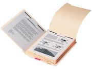 Smead 35600 Stackable End Tab Folder Dividers with Fastener Letter 1 2 Cap 10 Sets Pack