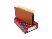 Smead 5 1/4 Expansion Pocket w/Tyvek Straight MLA/Redrope Legal Redrope 10/Box