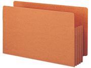 Smead 74780 3 1 2 Inch Expansion File TUFF Pockets Straight Legal Redrope 10 Box
