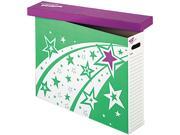 TREND T1022 File â€™n Save System Chart Storage Box 30 3 4 x 23 x 6 1 2 Bright Stars Design