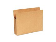 Wilson Jones Recycled File Pocket Straight Cut Letter 3 1/2 Expansion Kraft