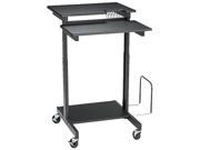 BALT 85052 Web A V Stand Up Workstation 34w x 31d x 44 1 2h Black