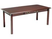 Governorâ€™s Series Table Desk 72w x 36d x 30h Mahogany