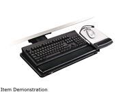 3M AKT80LE Knob Adjust Keyboard Tray 19 1 2 x 10 1 2 Black