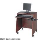 Safco 1953MH Picco Duo Workstation 28 1 4w x 22 1 4d x 30 1 4h Mahogany Laminate Top