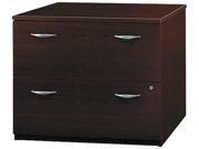 BUSH FURNITURE WC36754SU Series C Lateral File 35 3 4w x 23 3 8d x 29 7 8h Mahogany