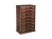 DMi 7350 17 Governor s Series Four Drawer Lateral File Laminate 36w x 22d x 56h Mahogany