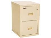 FireKing 2R1822CPA Turtle 2 Drawer File 17 3 4w x 22 1 8d UL Listed 350 degree for Fire Parchment
